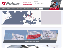 Tablet Screenshot of polcar.com